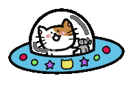 Cartoon Space Sticker by Playbear520_TW