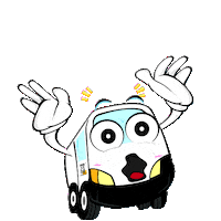 Happy Hands Up Sticker by Gain City