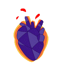 handeyener heart beat hande hande yener Sticker