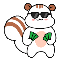 Money Sunglasses Sticker