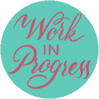 Pink Work Sticker