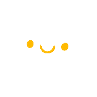 leahstray smile kawaii face yellow Sticker
