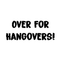 Over For Hangovers Sticker by wrecoverph