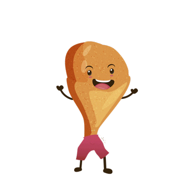Lugs cerveja batata frango kevin bacon Sticker