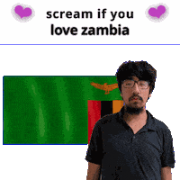 Zambia Flag Sticker