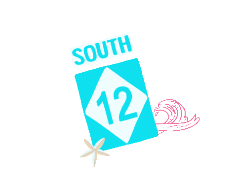 Beach Waves Sticker by The Itsy Bitsy Bow Co