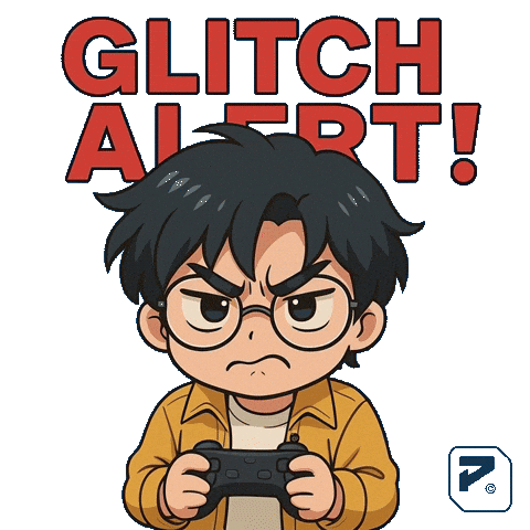 Angry Glitch Sticker by Persona