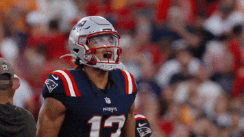 Yell Mack Hollins GIF by New England Patriots