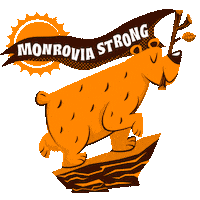 CityofMonrovia myrtle old town sgv oldtown Sticker