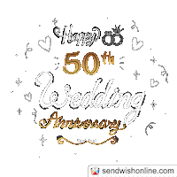 Happy Anniversary Wedding Sticker by sendwishonline.com