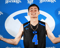 Excited Lets Go GIF by BYU Cougars