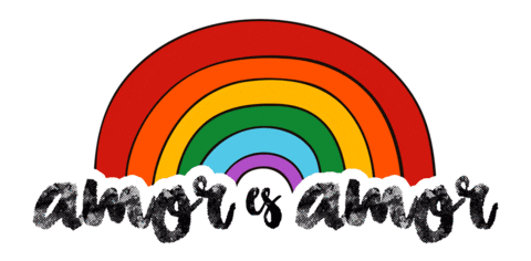 Rainbow Love Sticker by Mandhala