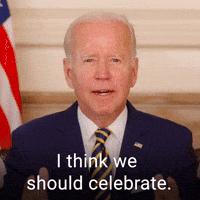 I think we should celebrate.