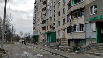 Local Residents Join Cleanup Efforts in Kharkiv