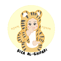 Cutey Babytiger Sticker