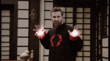 martial arts fire GIF by Parlophone Records