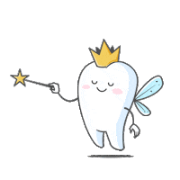 Redeodontobr magic feliz teeth fairy Sticker
