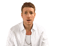 Excuse Me What Sticker by Daniel Donskoy