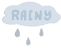 Rain Weather Sticker