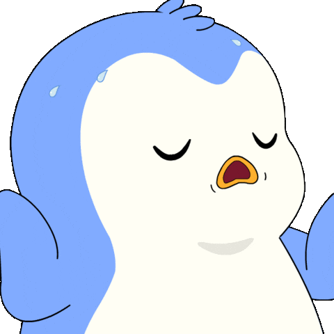 Summer Sweating Sticker by Pudgy Penguins