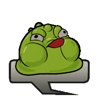Tongue Slime Sticker by Heavy Metal Machines