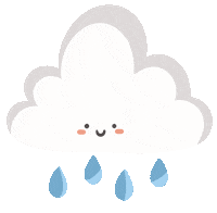 Rain Sky Sticker