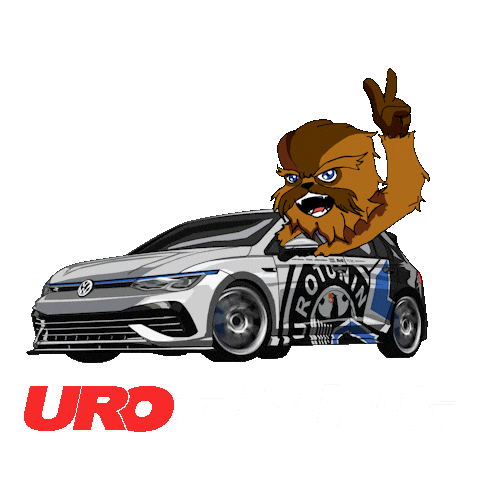 Golf Volkswagen Sticker by Urotuning