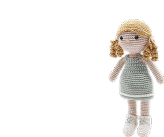 Girl Crochet Sticker by Craftbird