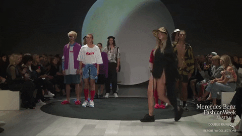 double rainbouu GIF by Mercedes-Benz Fashion Week Australia