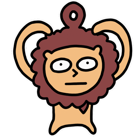 jaehaworld giphyupload no nope lion Sticker