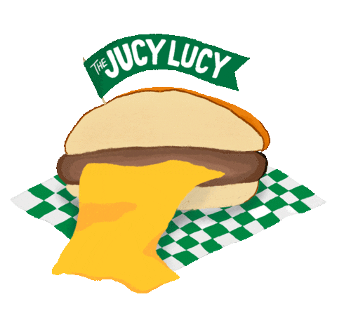 Juicy Lucy Burger Sticker