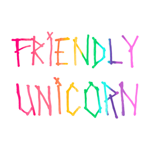 Friendlyunicorn unicorn fu friendly fufufu Sticker