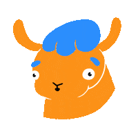 POLARFUX what huh stupid alpaka Sticker