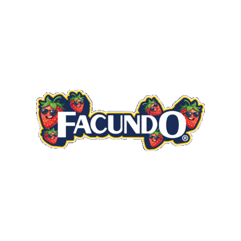 Frutillas Sticker by Facundo Alimentos