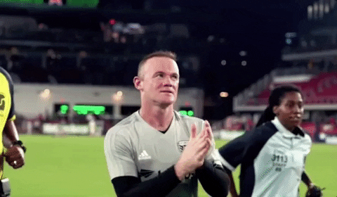 Wayne Rooney Applause GIF by D.C. United