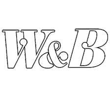 wolfandbadger london wb wolfandbadger wolf badger Sticker