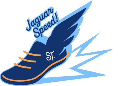 Track And Field Speed Sticker by Saint Theresa Bilingual School