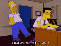 homer simpson singing GIF