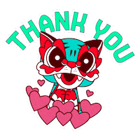 Chinese New Year Thank You Sticker by UEMSunrise