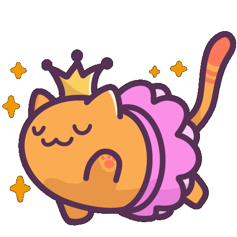 Cat Queen Sticker by Castaways