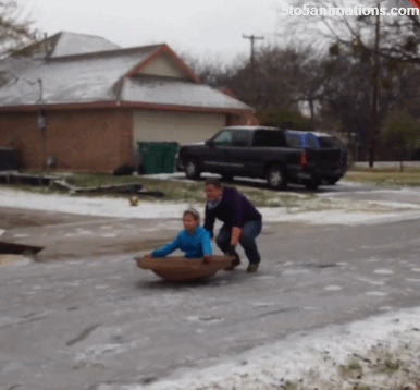 snow fail GIF