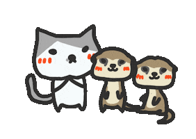 Cat Meerkat Sticker by yomoyeah