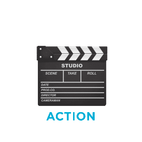 Film Rolling Sticker by Columbia College Hollywood
