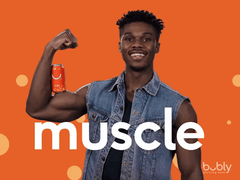 Flex Muscle GIF by bubly