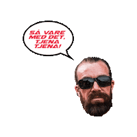 Tjena Sticker by Jan Emanuel