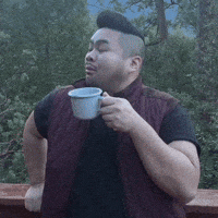 Camping Tea Cup GIF