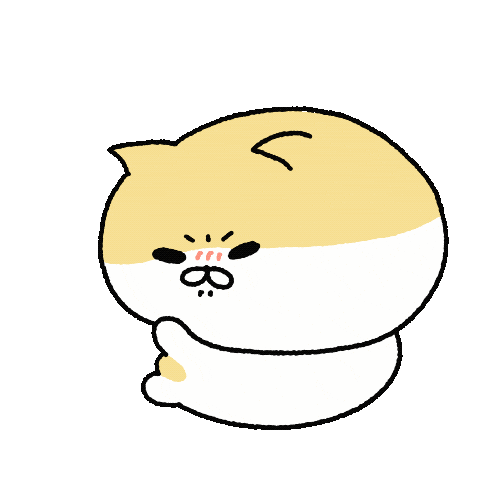Angry Funny Cat Sticker
