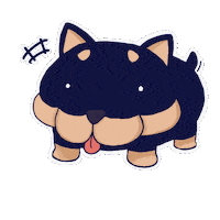 Happy Dog Sticker