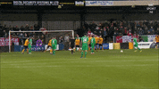 Goal Free Kick GIF by Cliftonville Football Club