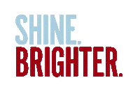 Shine Brighter Indiana University Sticker by IWU National & Global